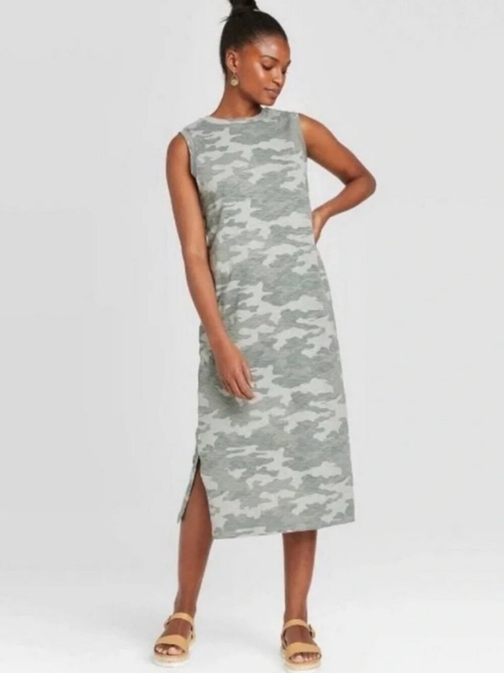 Universal Thread Camo Tank Top Dress